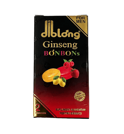 DIBLONG Bomboane afrodisiace premium concentrate, GINSENG BONBONS for MEN, pentru potenta, erectie, impotriva ejacularii, 100% natural, 1 cutie x 2 buc - 021160